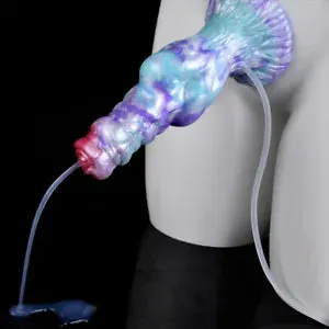 pornhint Pornhint Big Knot Ejaculating Water Alien Penis Dildo Squeeze SQUIRTING