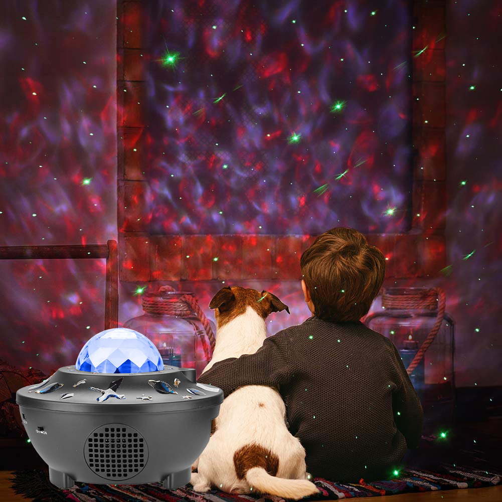 Music Galaxy Star LED Remote Control Wave-Bluetooth Laser Projector Night Light, White, 501 Original
Music Galaxy Star LED Remote Control Wave-Bluetooth Laser Projector Night Light, White, 501 Original