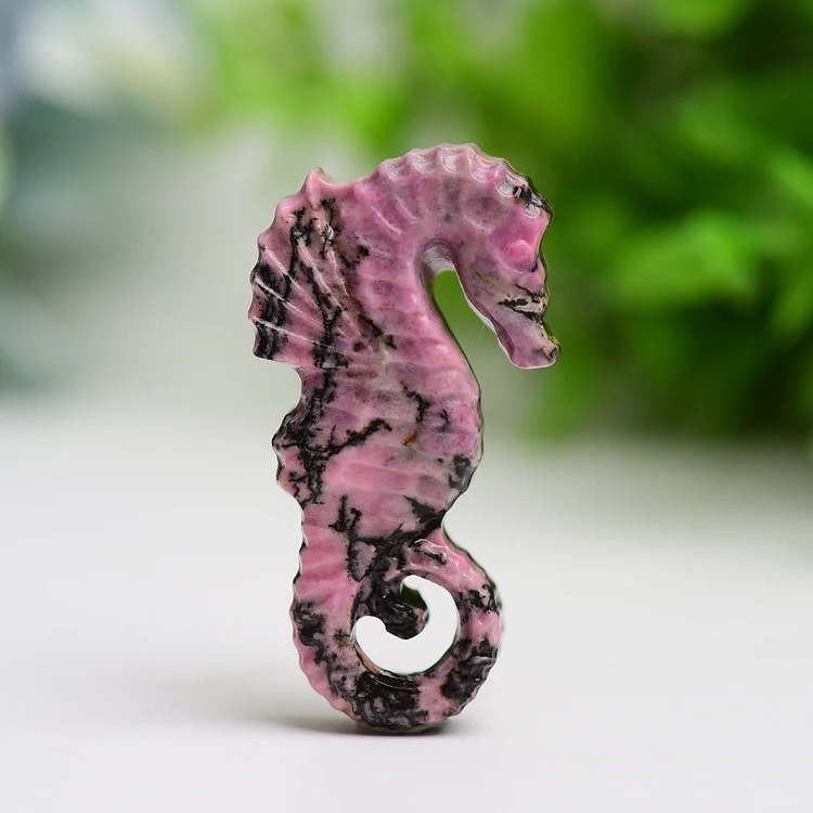 2.0" Hippocampus Crystal Carving