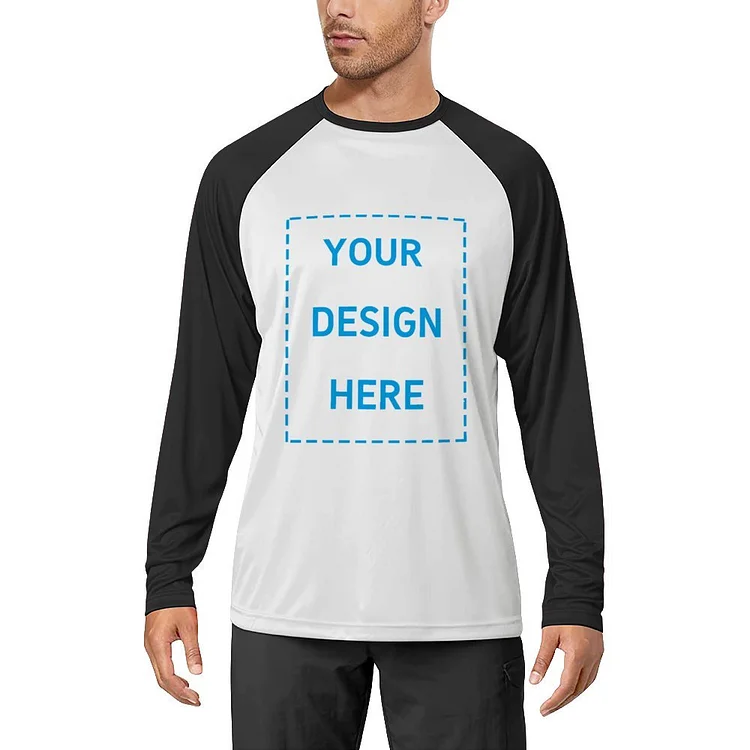 Personalized Men's Long Sleeve T-Shirts & Tops Design Your Own