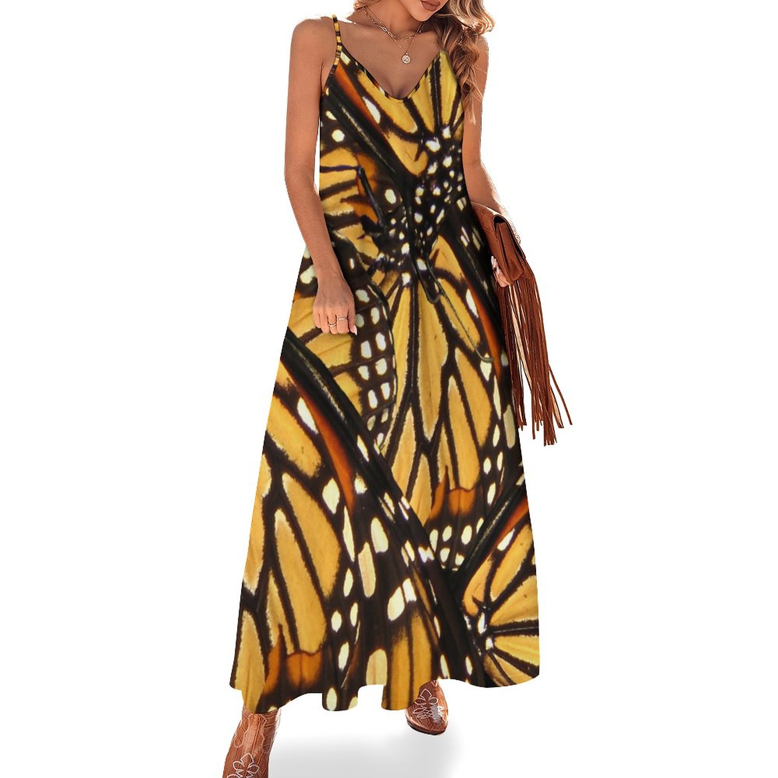 gold dresses for tweens Kimber, Black & Gold Floral Viscose Shirt Dress
