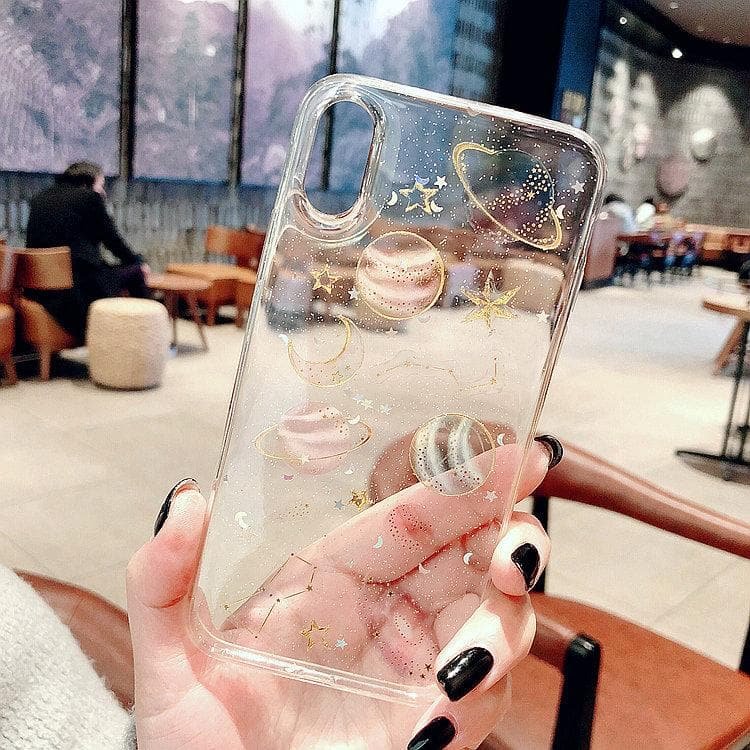 Transparent/Black Space Phone Case SP1811770