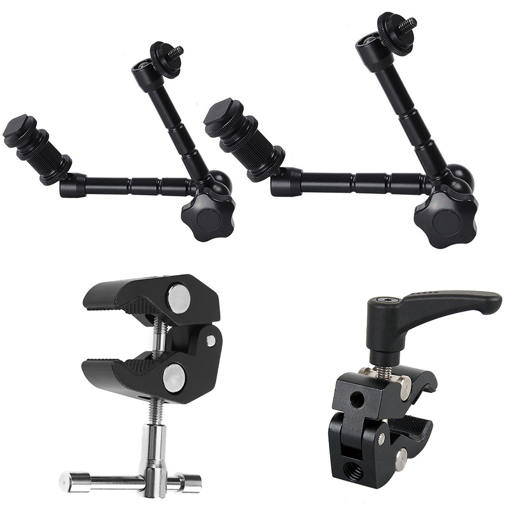 Articulating Magic Arm Metal Super Clip Crab Clamp for Mount Camera Monitor, Small crab clamp, 501 Original
Articulating Magic Arm Metal Super Clip Crab Clamp for Mount Camera Monitor, Small crab clamp, 501 Original