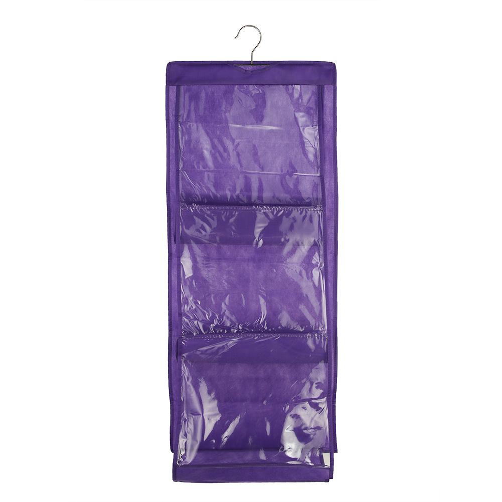 Transparent 6 Pocket Handbag Hanging Storage Bag Dust-proof Pouch Organizer, Purple, 501 Original
Transparent 6 Pocket Handbag Hanging Storage Bag Dust-proof Pouch Organizer, Purple, 501 Original