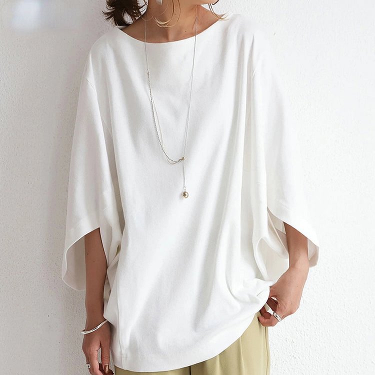 women's O-neck top petticoat oversized top socialshop