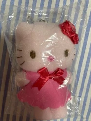 pornhint Pornhint Hello Kitty Ball Chain Mascot Boot Clip Plush 2010 Super Pink Nose Toy