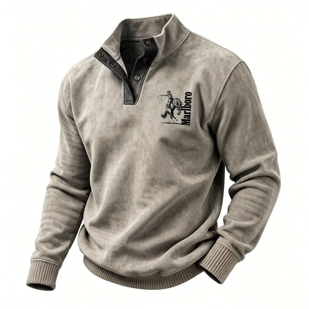 Men's Retro Autumn/Winter Sweatshirt