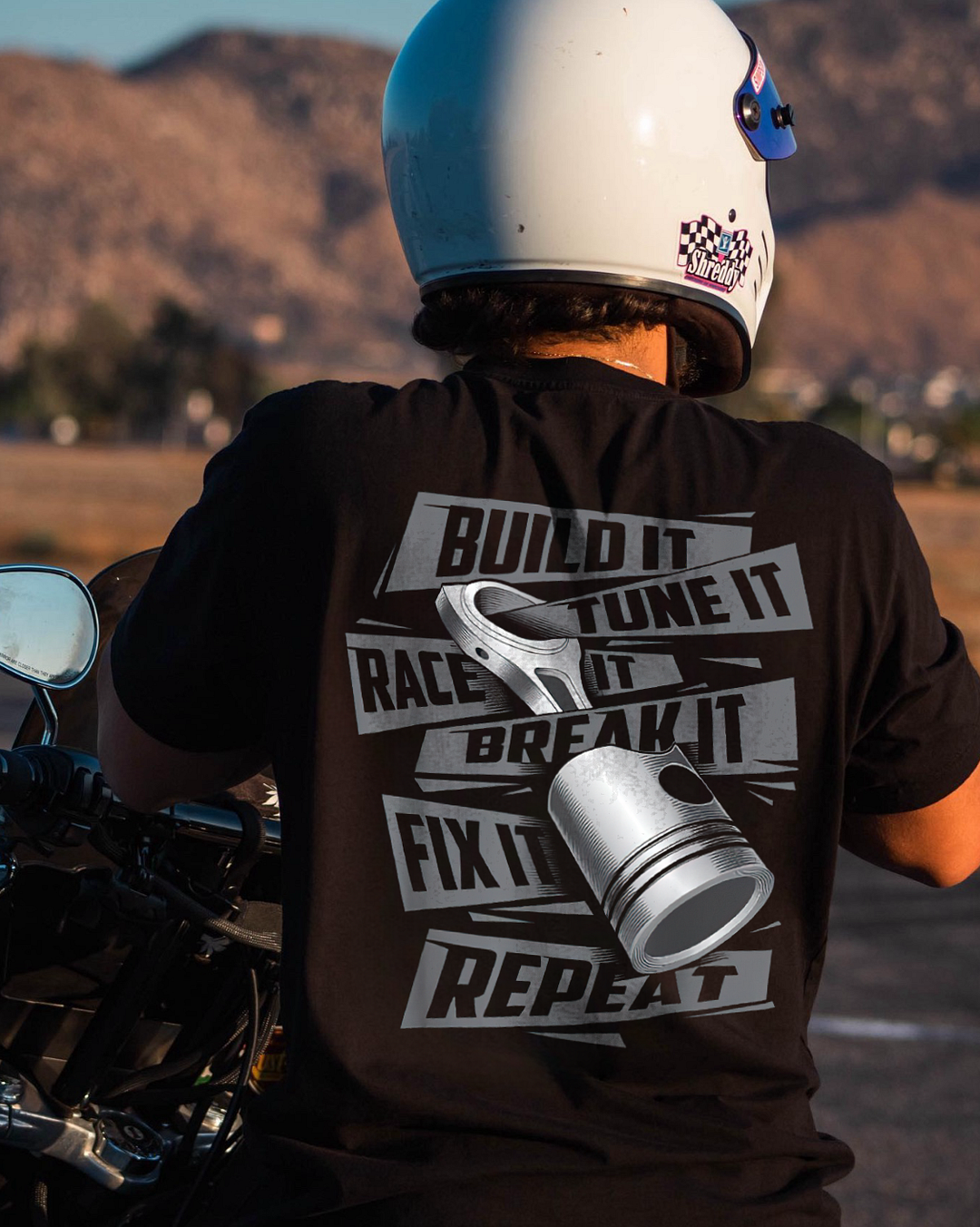 Build It Tune It Race It Printed Men's T-shirt - Devcarry