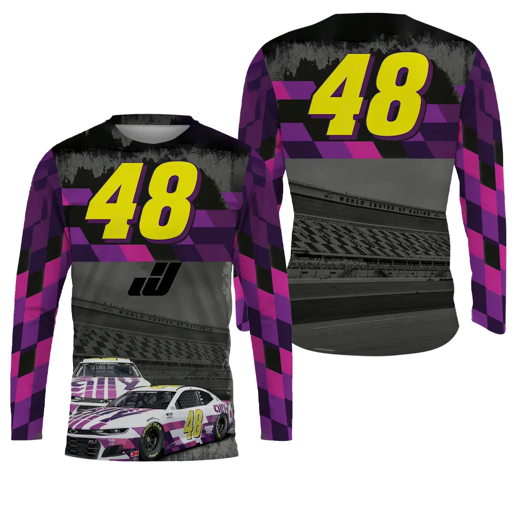 NO.48 Racing Full Printed Long Sleeve T-shirt - Devcarry
