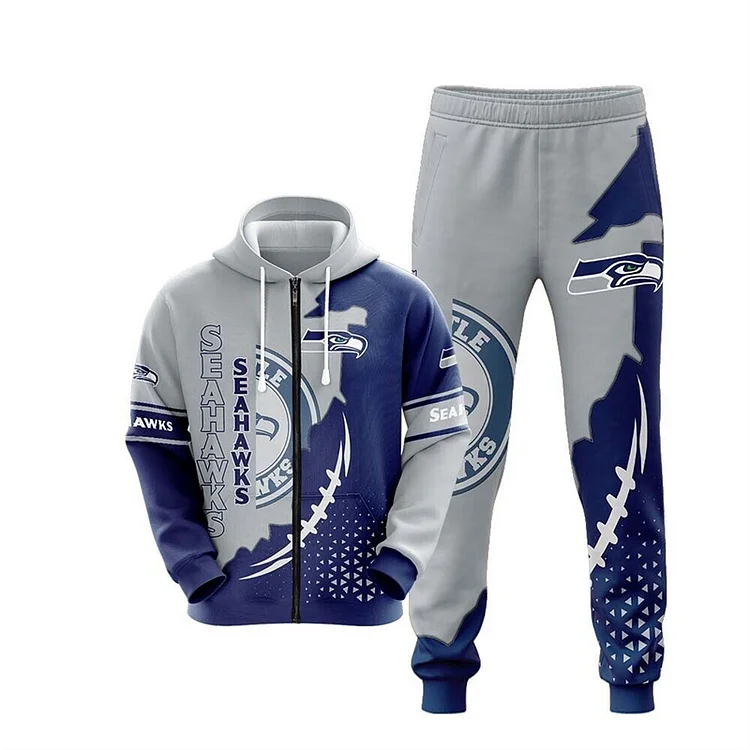 Seattle Seahawks
3D Printed Zip-Up Hoodie And Sweatpant 2pcs Tracksuits