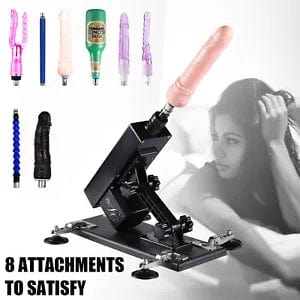 FUCKING-MACHINE Male Female Clit Vibrator Telescopic Dildo Attachments Sex Toys FUCKING-MACHINE Male Female Clit Vibrator Telescopic Dildo Attachments Sex Toys