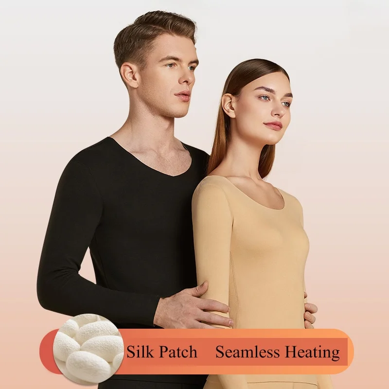 Seamless double-layer thermal underwear