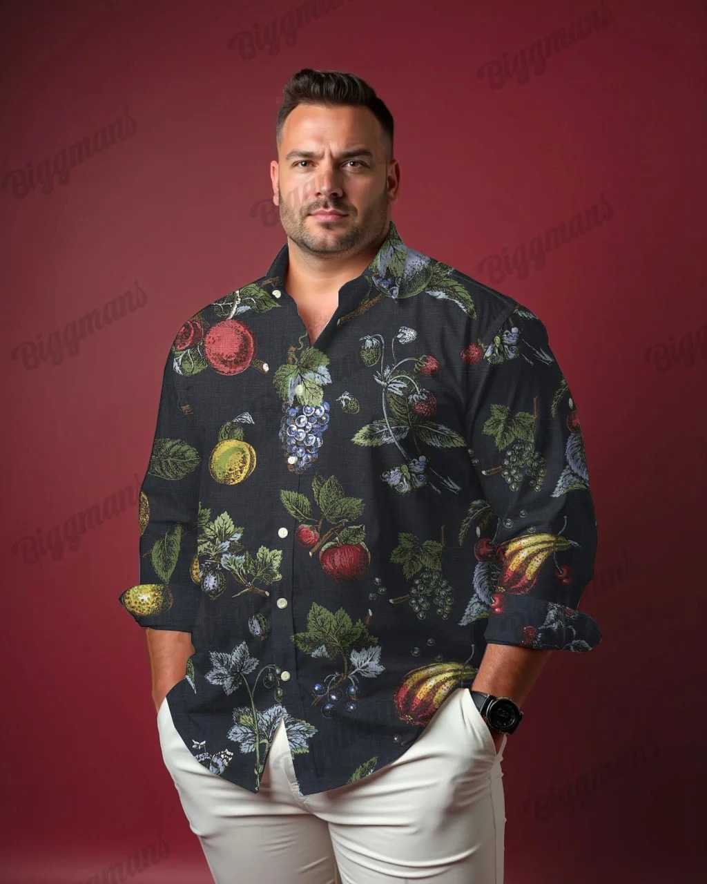 big and tall floral clothing