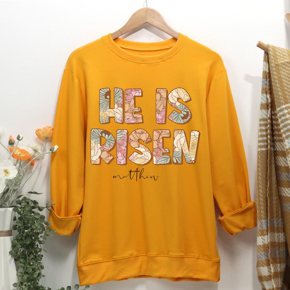He Is Risen Women Casual Sweatshirt-0025071-Guru-buzz