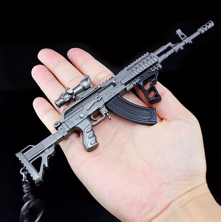 Pubg Gun Toy Mini Metal Keychainbest Fidget Toyalloy Modelmini Gun