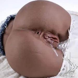 Brown Sex Doll Male Masturbator with Anal Vagina Sex Stroker Big Butt Ebony Doll