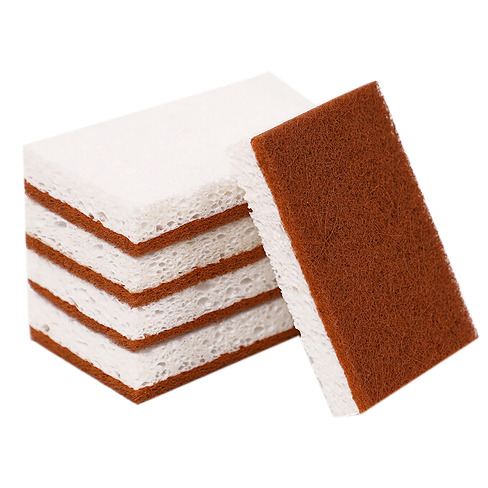 Scrub Sponges 5 Pack, Plant Based Non Scratch Scrubbing Sponge, for Kitchen, 501 Original
Scrub Sponges 5 Pack, Plant Based Non Scratch Scrubbing Sponge, for Kitchen, 501 Original