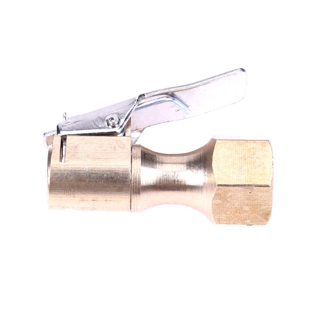 Brass Car Tire Inflator Tool Valve Stem Connector Air Chuck Lock On Clip, 501 Original
Brass Car Tire Inflator Tool Valve Stem Connector Air Chuck Lock On Clip, 501 Original