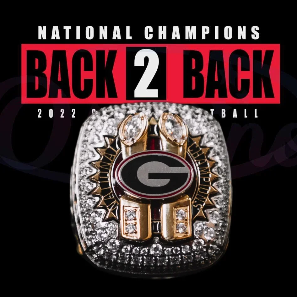 【Standard Series】2022 Georgia Bulldogs Football National Championship NCAA Ring