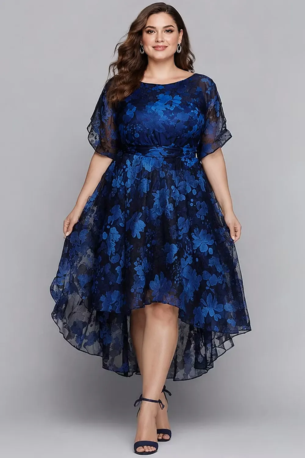 blue dress with glitter Light V-Neck Shimmery Sequin Gown Open Back An ideal choice for Category:MAXI DRESSES Met Gala 2025 Best Sleeve Length:38