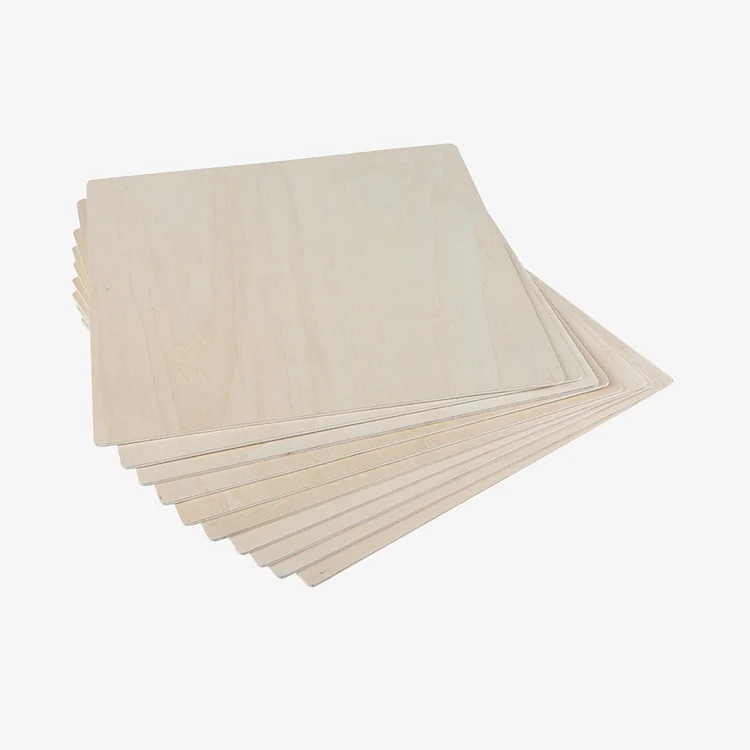 8*8*1/8'' Laser Module Basswood Plywood Sheets（10pcs）