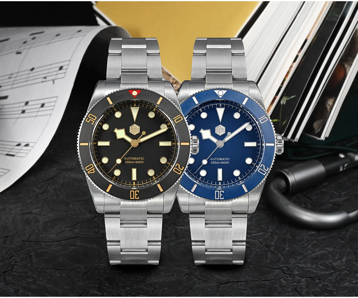 San Martin 37mm BB54 Diver Watch NH35 Vintage Watch SN0138G: A Timeless ClassicSan Martin Watch San Martin Official Authorized StoreSan Martin Watches