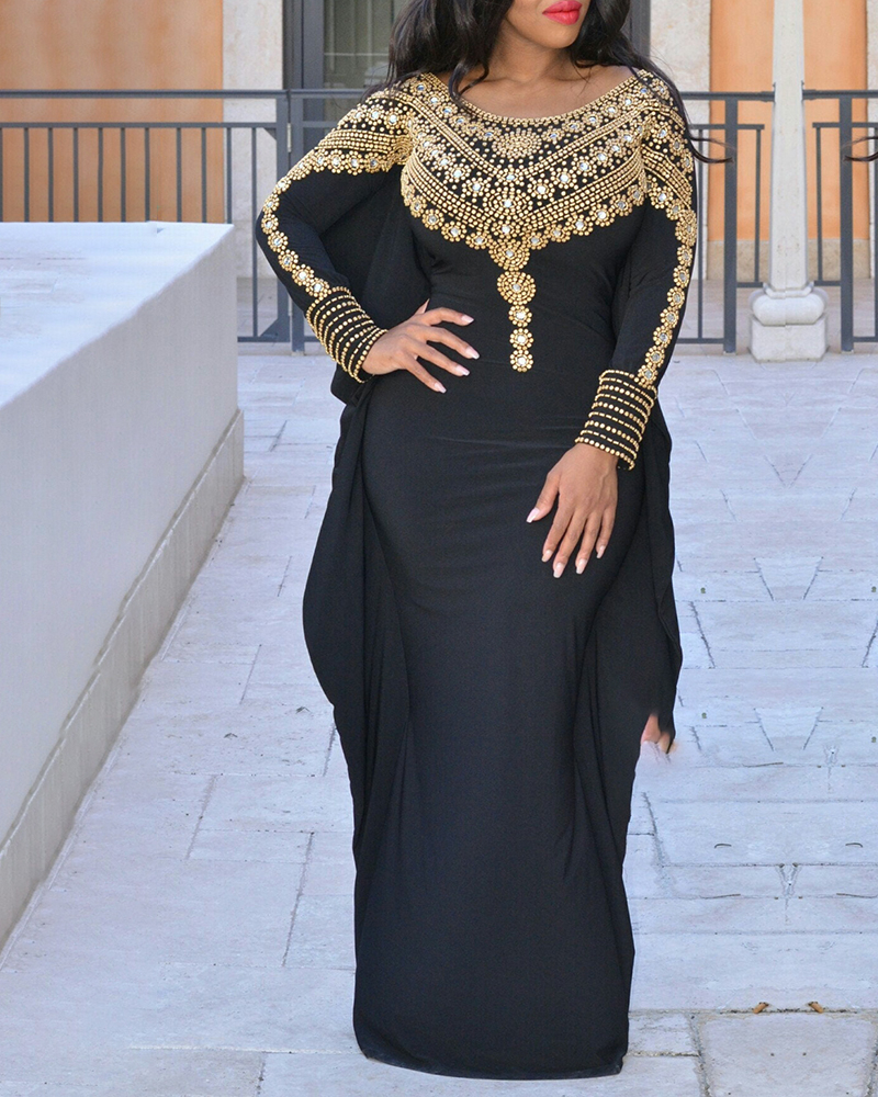 Versatile Elegant Print Women's Dress