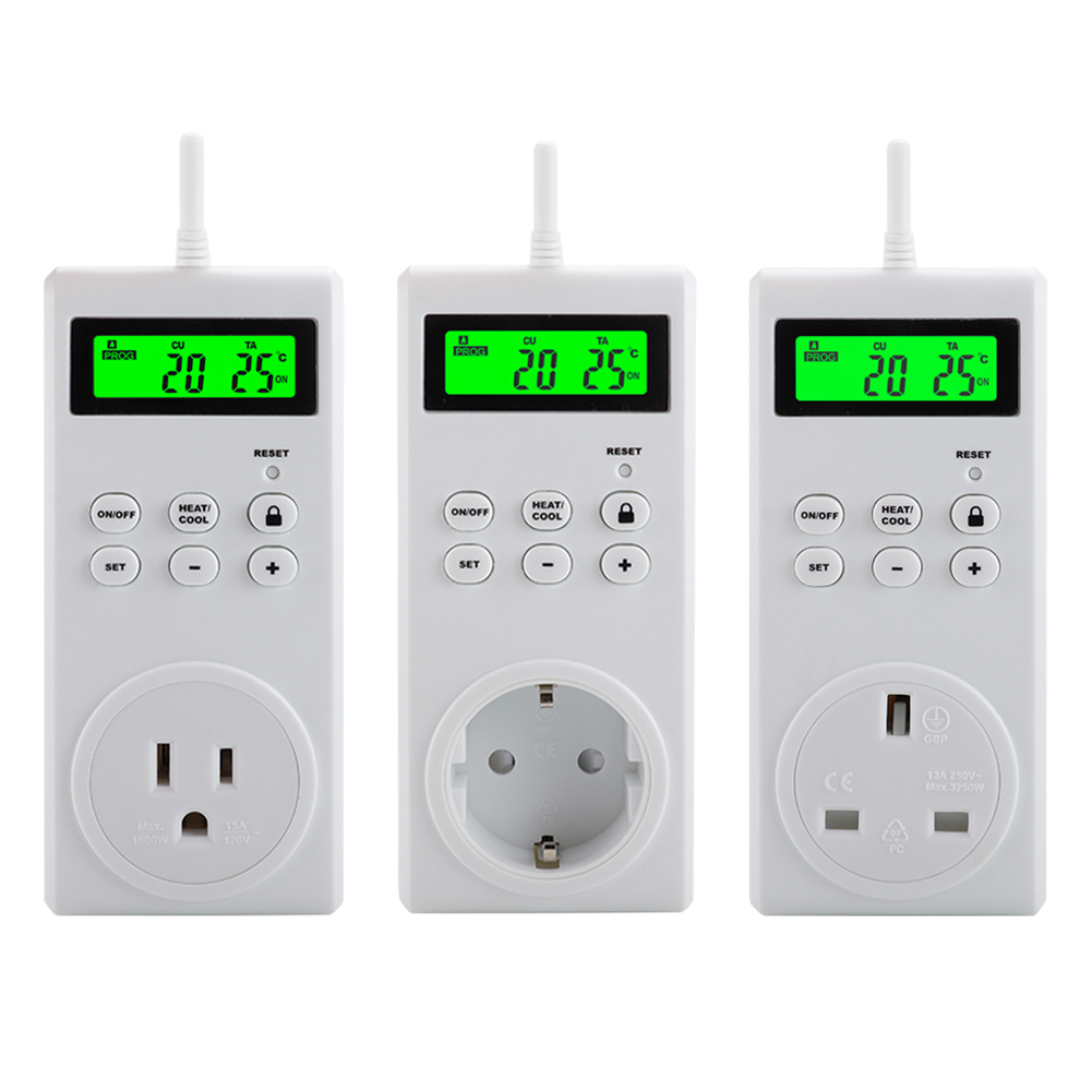 Programmable Thermostat Temperature Controller Socket with Heating Cooling, Eu, 501 Original
Programmable Thermostat Temperature Controller Socket with Heating Cooling, Eu, 501 Original
