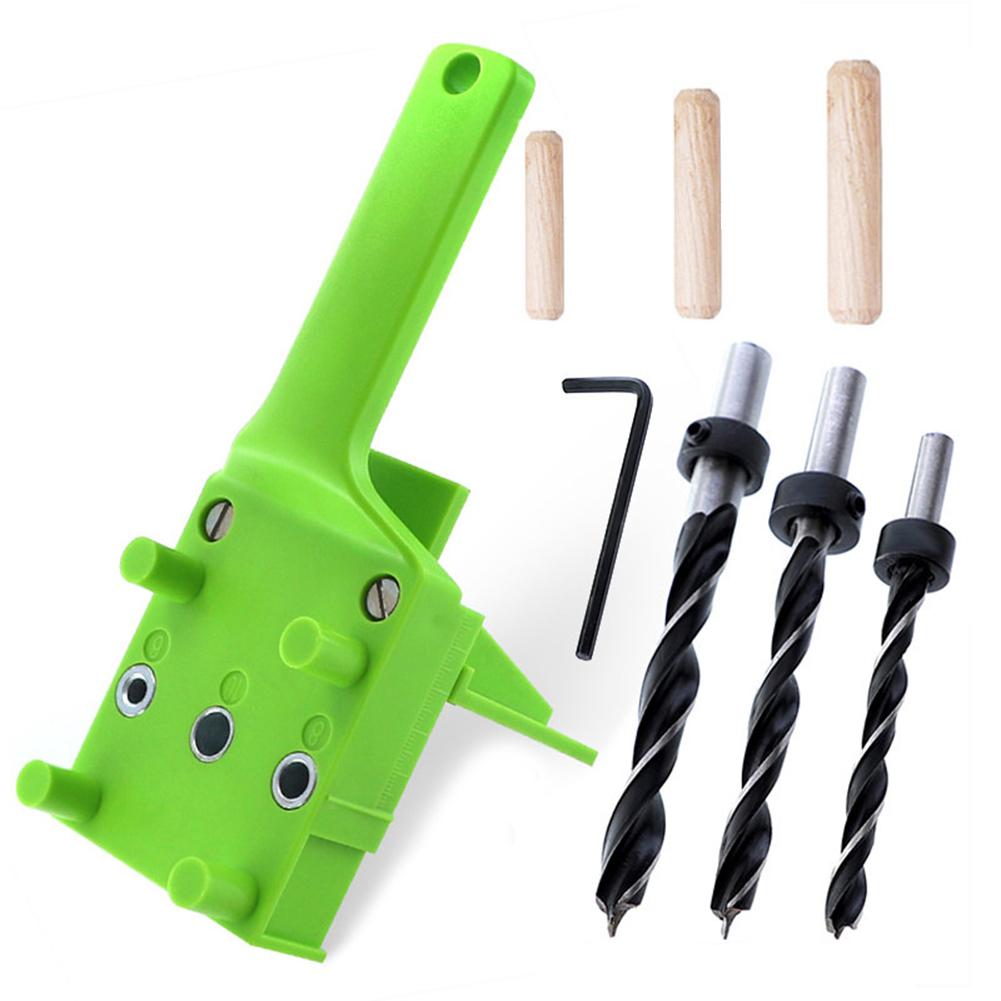 Pocket Hole Jig ABS Plastic Woodworking Handheld Jig for 6/8/10mm Drill Bit, 8pcs, 501 Original
Pocket Hole Jig ABS Plastic Woodworking Handheld Jig for 6/8/10mm Drill Bit, 8pcs, 501 Original