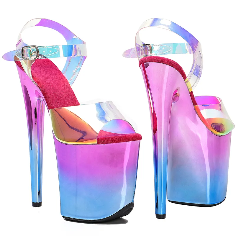 VCshoes 20cm/ 8inches TPU Upper Platform High Heel Sandals Pole Dance Shoes 1D