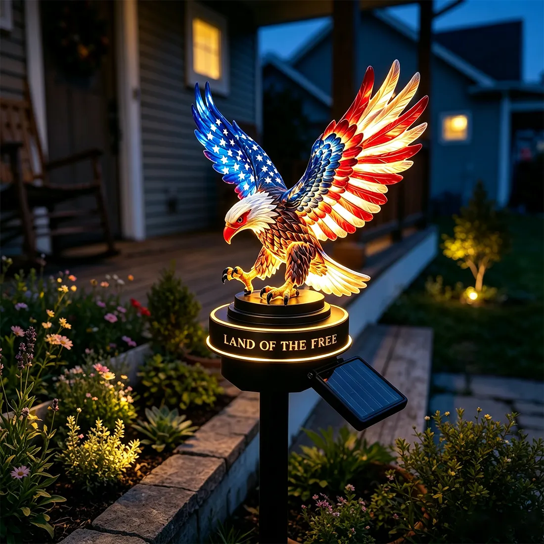 TODAY'S SPECIAL OFFER-50% OFF🔥 AMERICAN EAGLE SOLAR GARDEN LIGHTS