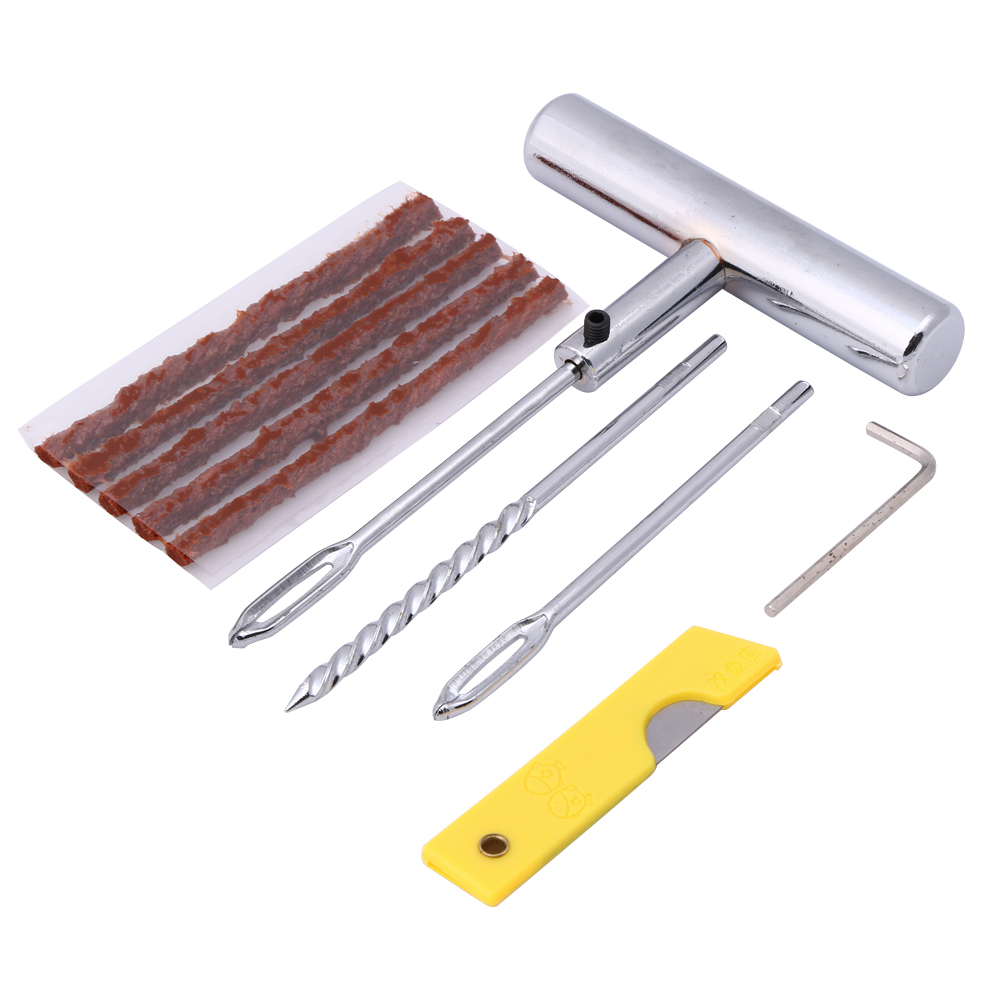 Car Bike Auto Tubeless Tire Tyre Needle Tool Sets Puncture Plug Repair Tool, 501 Original
Car Bike Auto Tubeless Tire Tyre Needle Tool Sets Puncture Plug Repair Tool, 501 Original