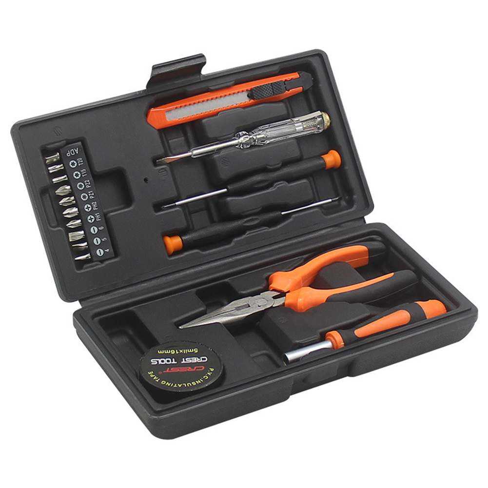 18pcs Portable Screwdrivers Pliers Knife Tester Electricians Hand Tool Kit, 501 Original
18pcs Portable Screwdrivers Pliers Knife Tester Electricians Hand Tool Kit, 501 Original