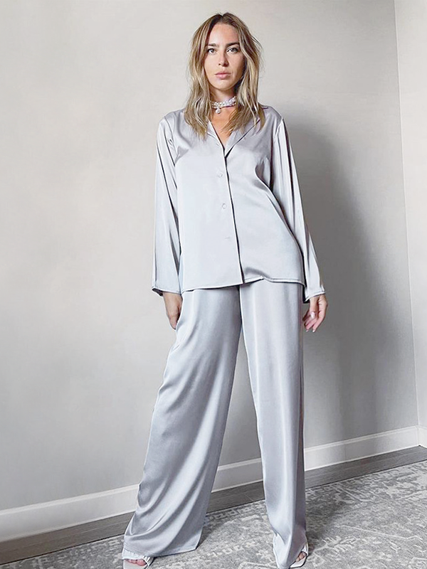 Monogrammed discount silk pajamas