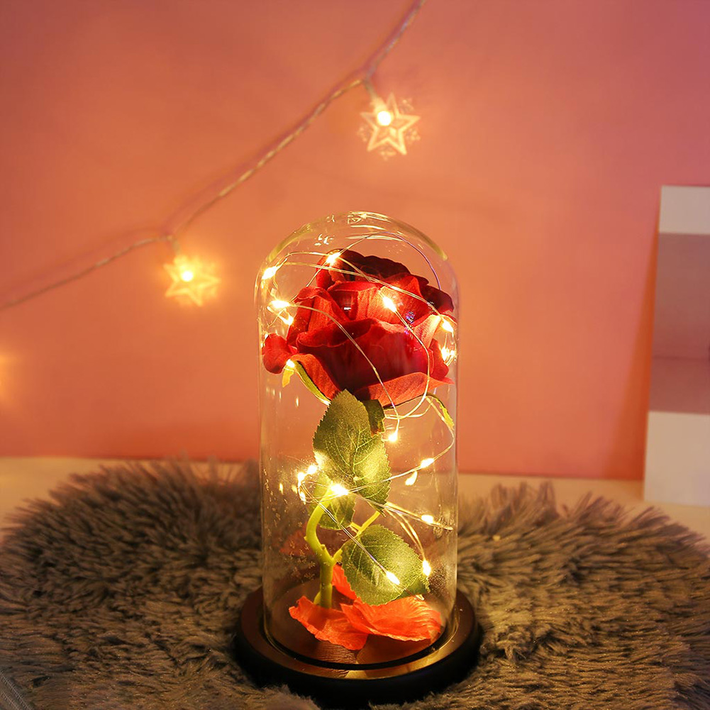 Eternal Flannel Rose LED Glass Light Ornaments Valentine Christmas Present, 501 Original
Eternal Flannel Rose LED Glass Light Ornaments Valentine Christmas Present, 501 Original