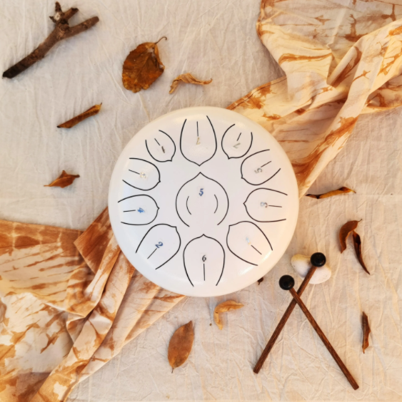 Steel tongue drum