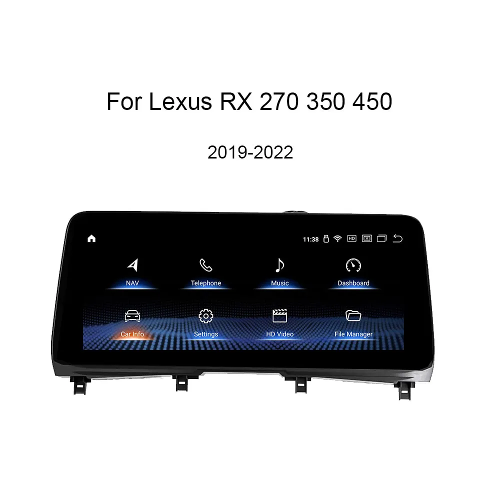 For LEXUS RX350 2019-2022 year Android Car Radio Audio CarPlay GPS Navigation Multimedia Player