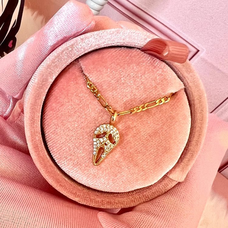 Halloween Skull Ghost Necklace