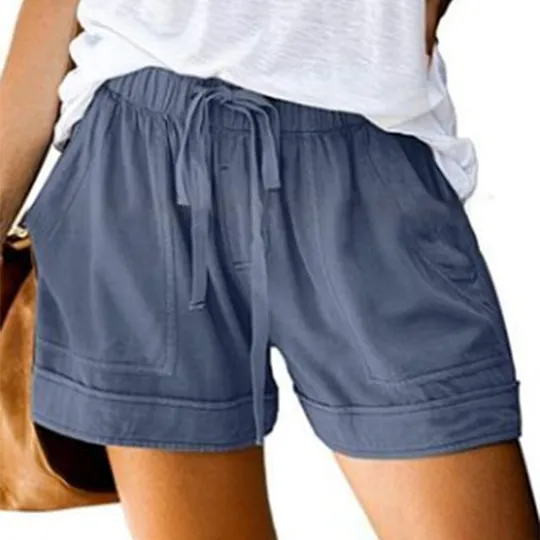 Elegant Casual Beach Straight Shorts