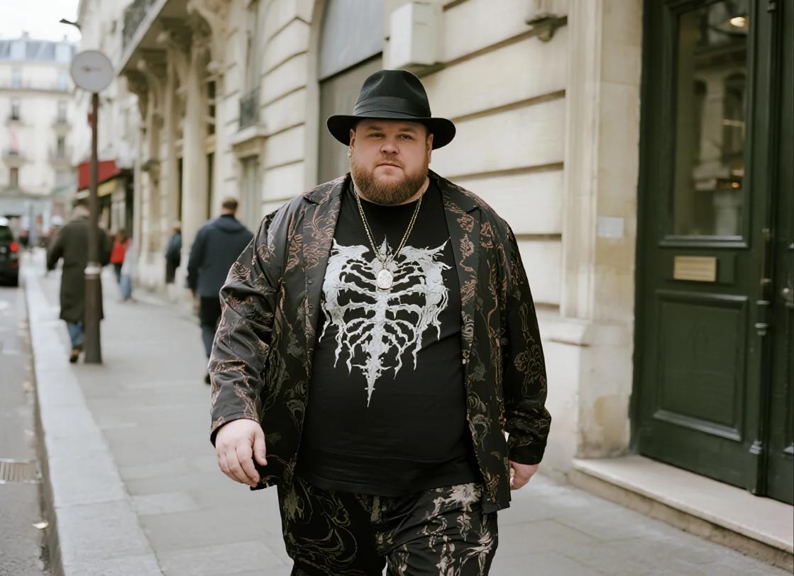 relaxed big and tall Gothic clothing