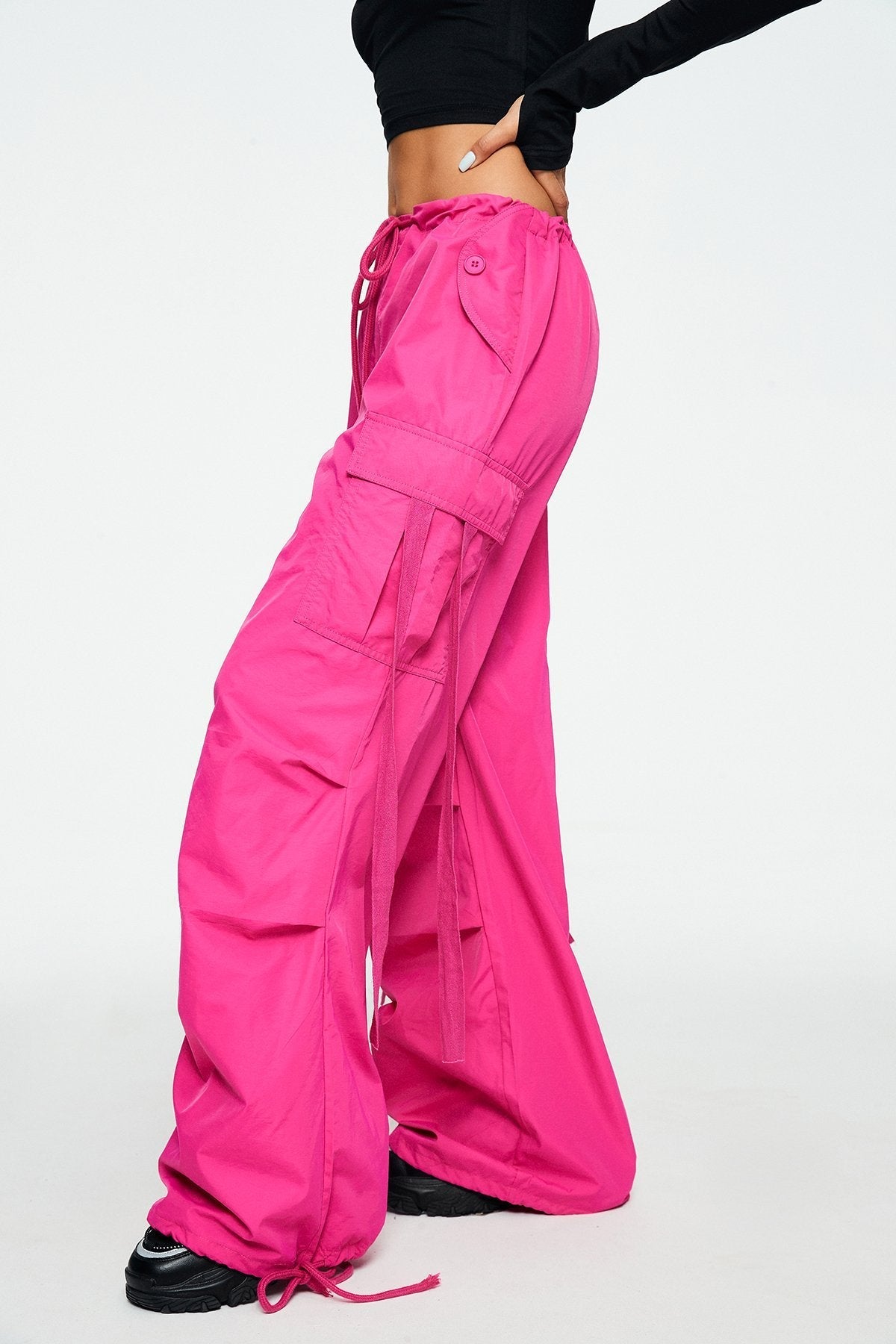 SHISHIKUI シシクイ パラシュートパンツNEW PINK PARACHUTE PANTS / PINK – SHISHIKUI