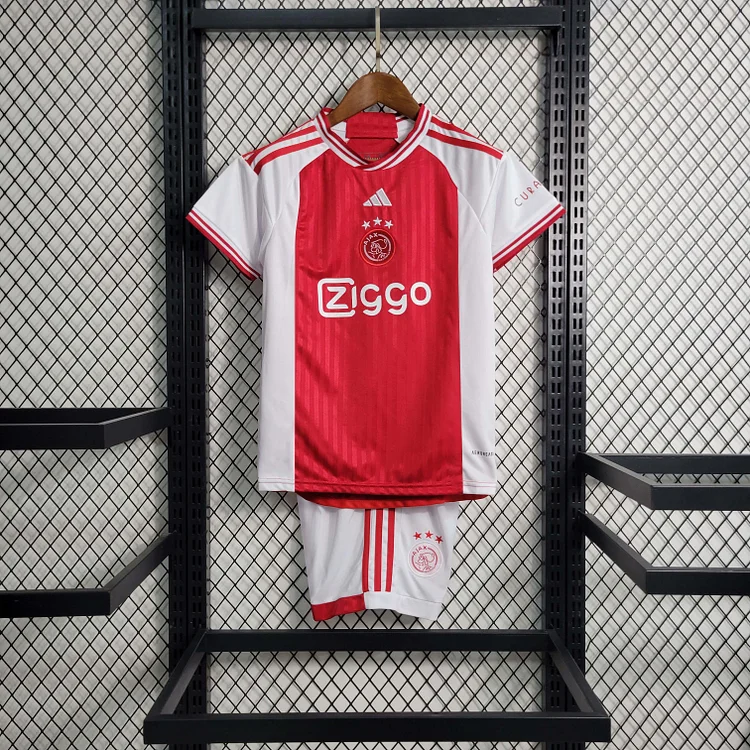 2023/2024 Ajax Home Football Shirt 1:1 Thai Quality Kids Size