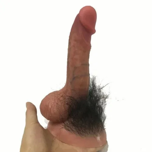 pornhint Pornhint Silicone Realistic Huge Big Dildo With Hair Suction Cup Vagina Sex Toy for Women
