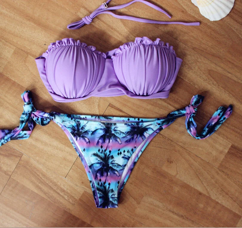Coconut Tree Bikini Set