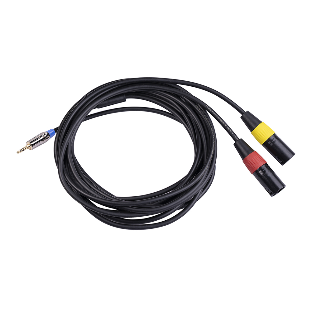 3.5mm Male to Dual XLR Male Audio Cable 300cm Y-Splitter Mic Cord for Stage, 501 Original
3.5mm Male to Dual XLR Male Audio Cable 300cm Y-Splitter Mic Cord for Stage, 501 Original
