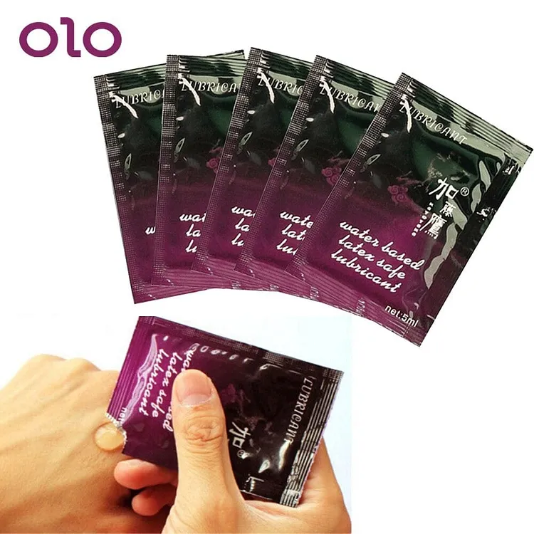 pornhint Pornhint OLO 5 bag/set Water Based Anal Gel Water Soluble Sex Lube Vibrators Accessories Sex Products Water Based Gel Lubricant Oil 5ml