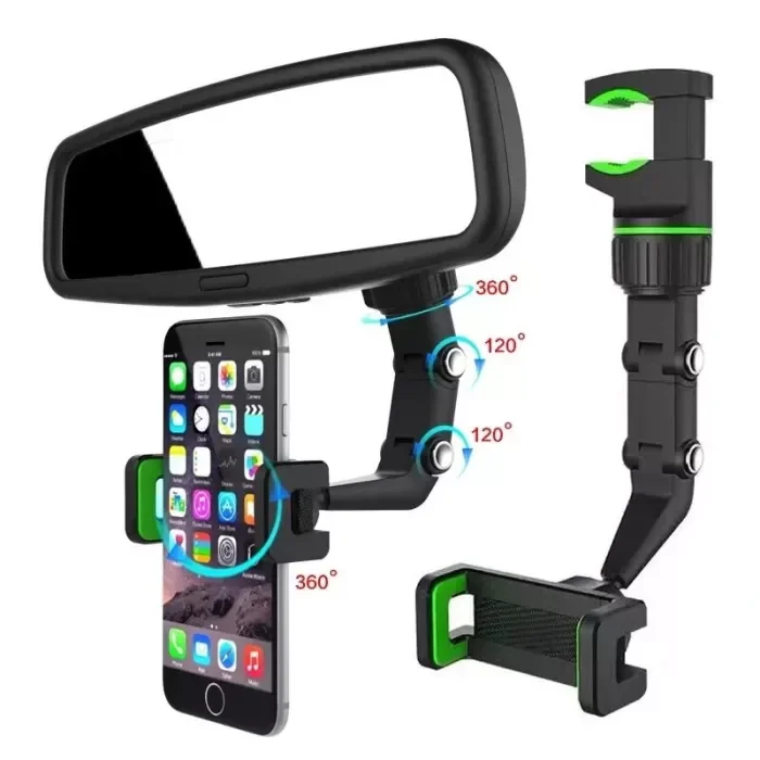 🎁50% OFF NOW HERE-Multifunctional Rearview Mirror Phone Holder