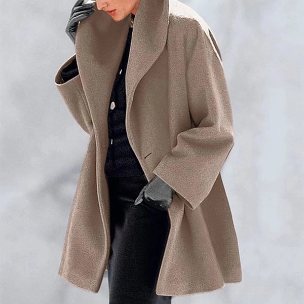 Autumn Winter Ladies Hooded Long Jackets Woolen Warm Women Slim Pocket Coats Outwear Overcoat