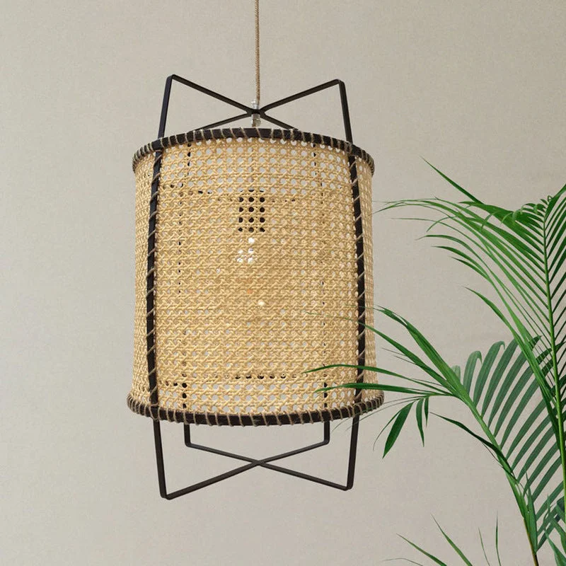 Creative Rattan Woven Hanging Light Pendant Lamp Shades