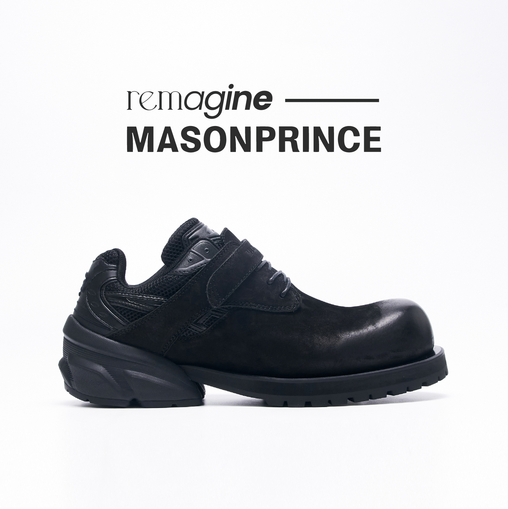 Remagine & Mason Prince - hybrid derby shoes “starting bigger”